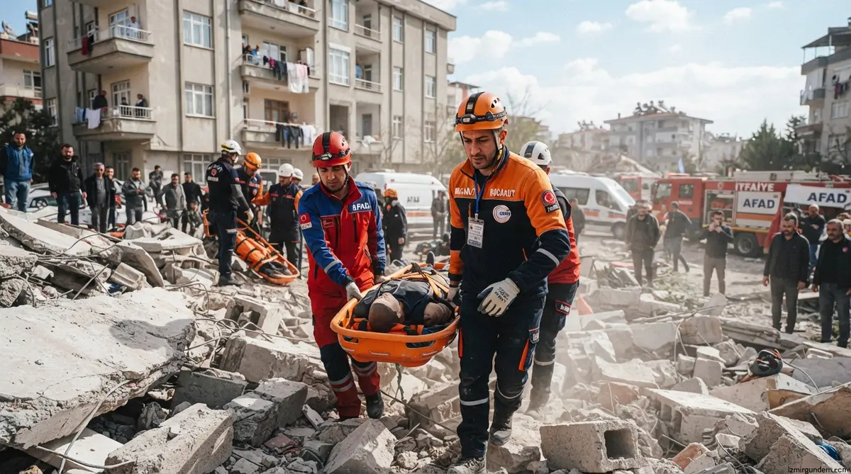 Buca'da Deprem Tatbikatı: BUCAKUT ve AFAD Sahaya İndi