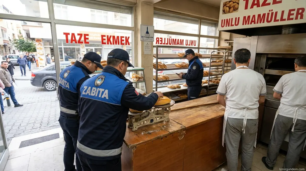 Buca'da Fırınlara Sıkı Denetim: Hijyen ve Gramaj Mercek Altında