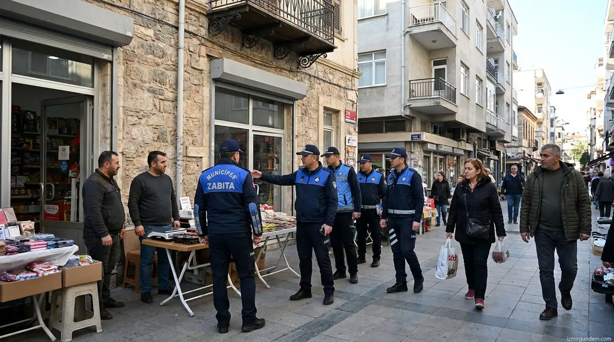 Buca'da Kaldırım İşgaline Zabıta Engeli: 220 Sokak...