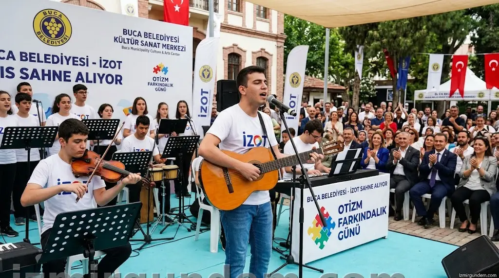 Buca'da Otizm Farkındalığı İçin Notalar Yükseldi: İZOT Sahne Aldı