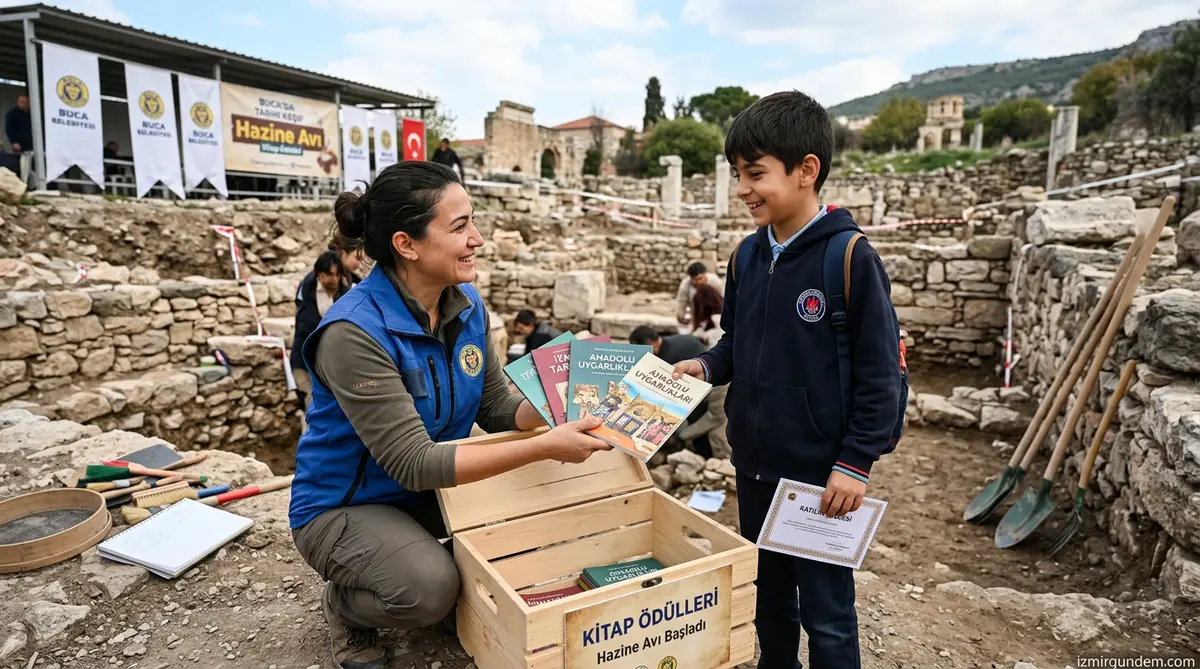 Buca'da Tarihi Keşif: Hazine Avı ile Kitap Ödülü Dönemi Başladı