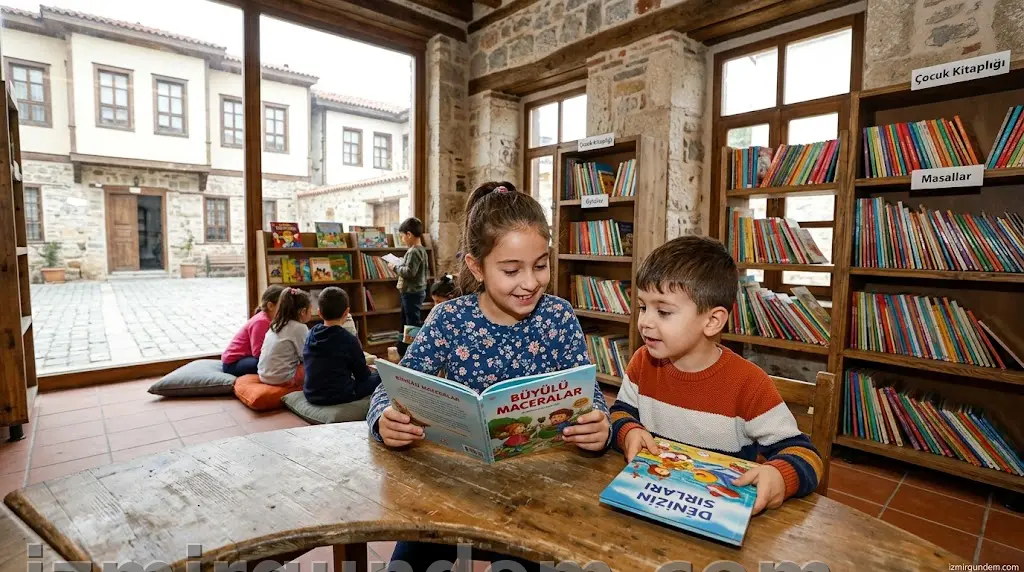 Buca'daki Tarihi Yapı Çocukların Dünyasını Değiştiriyor: 2 Bin Kitap