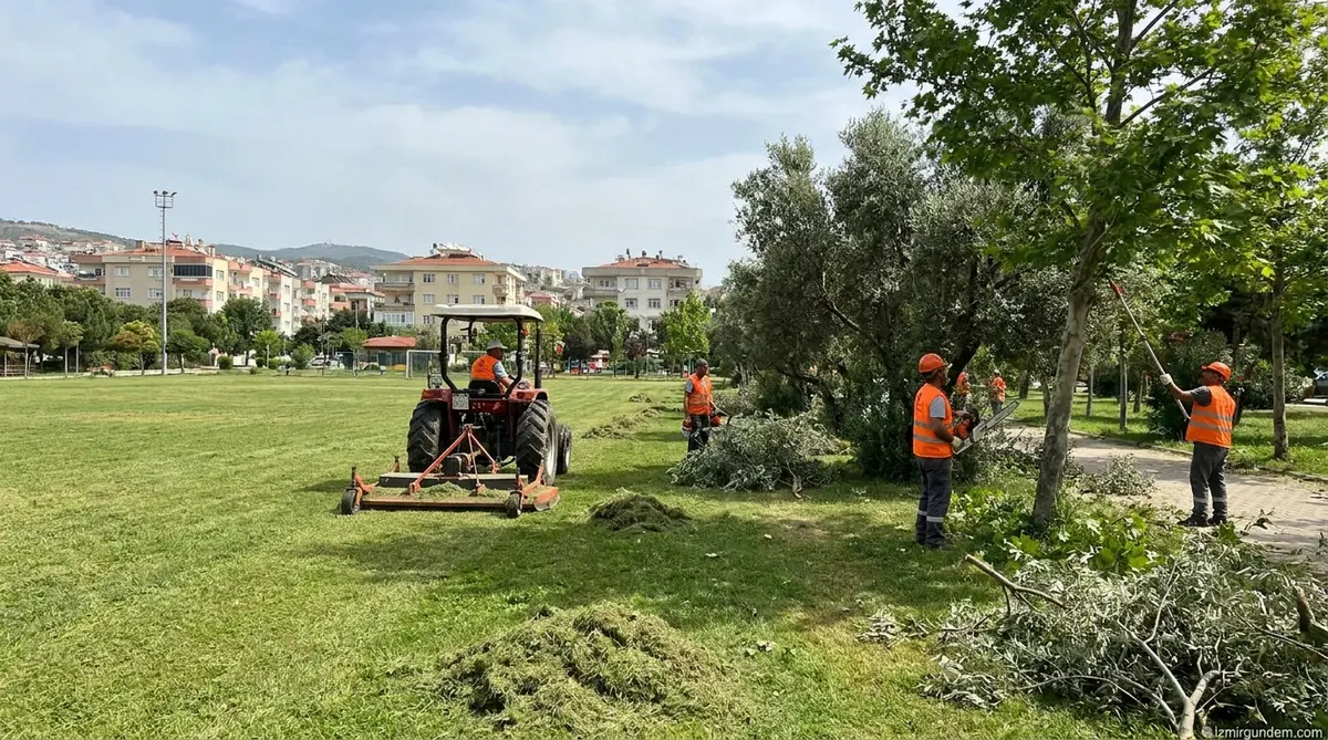 Buca'nın 47 Mahallesinde Yeşil Alan Seferberliği Başladı