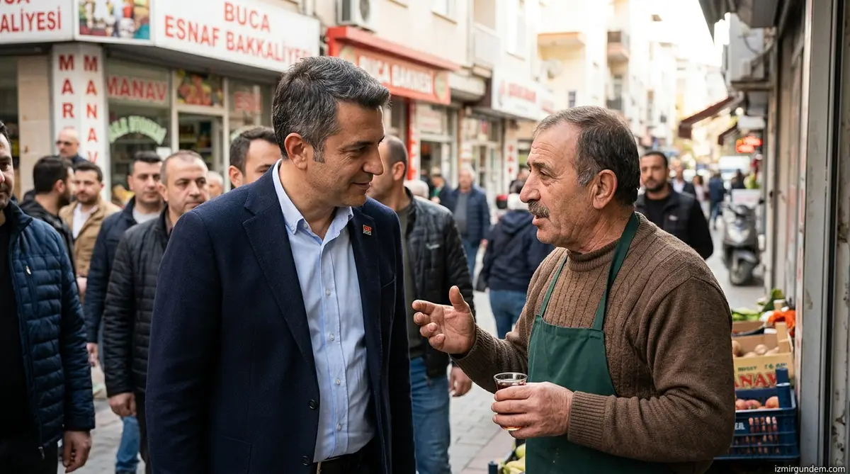 CHP Buca'da Sahaya İndi: Başkan Duman Esnafı Dinledi