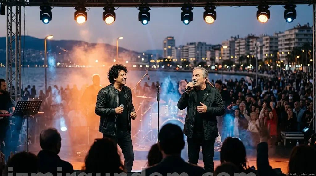 Edip Akbayram ve Volkan Konak Şarkıları İzmir'de