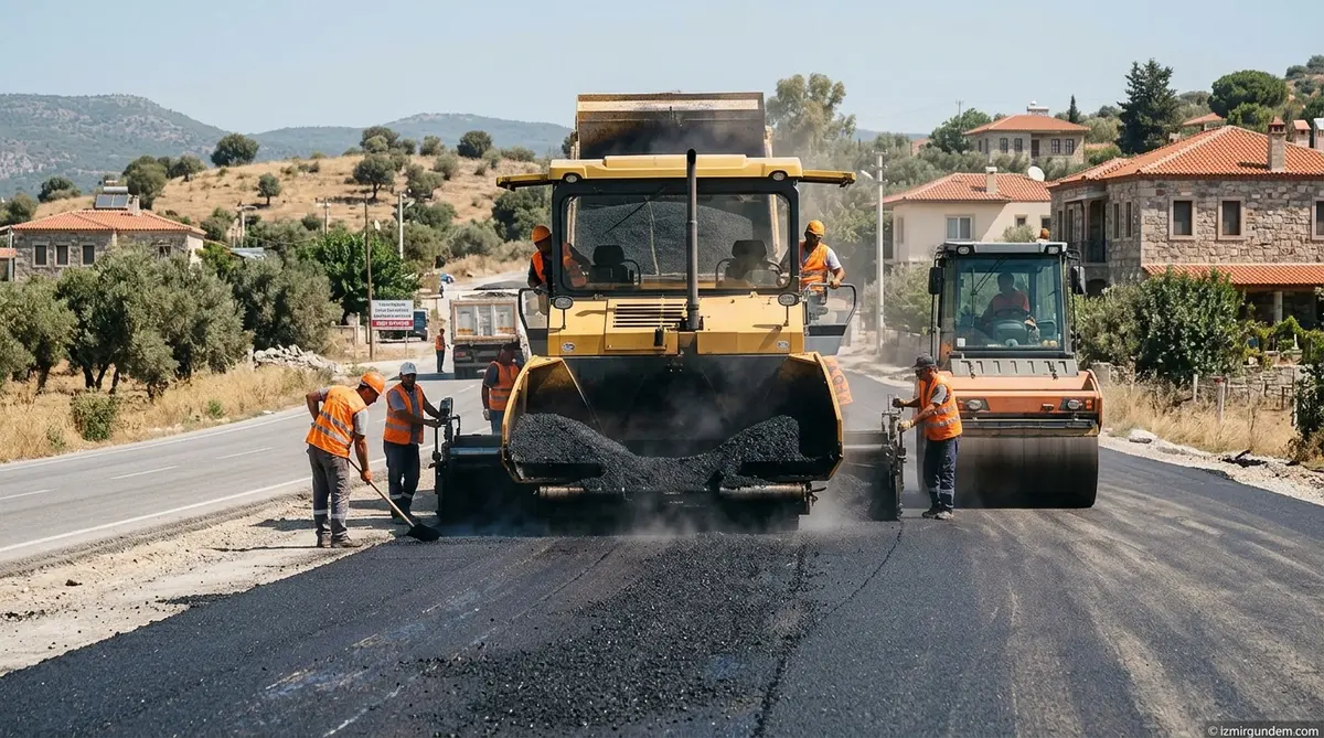 Efes Selçuk'ta Büyük Asfalt Hamlesi Başladı