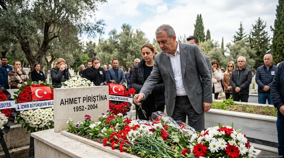 Efsane Başkan Ahmet Piriştina Kabri Başında Anıldı
