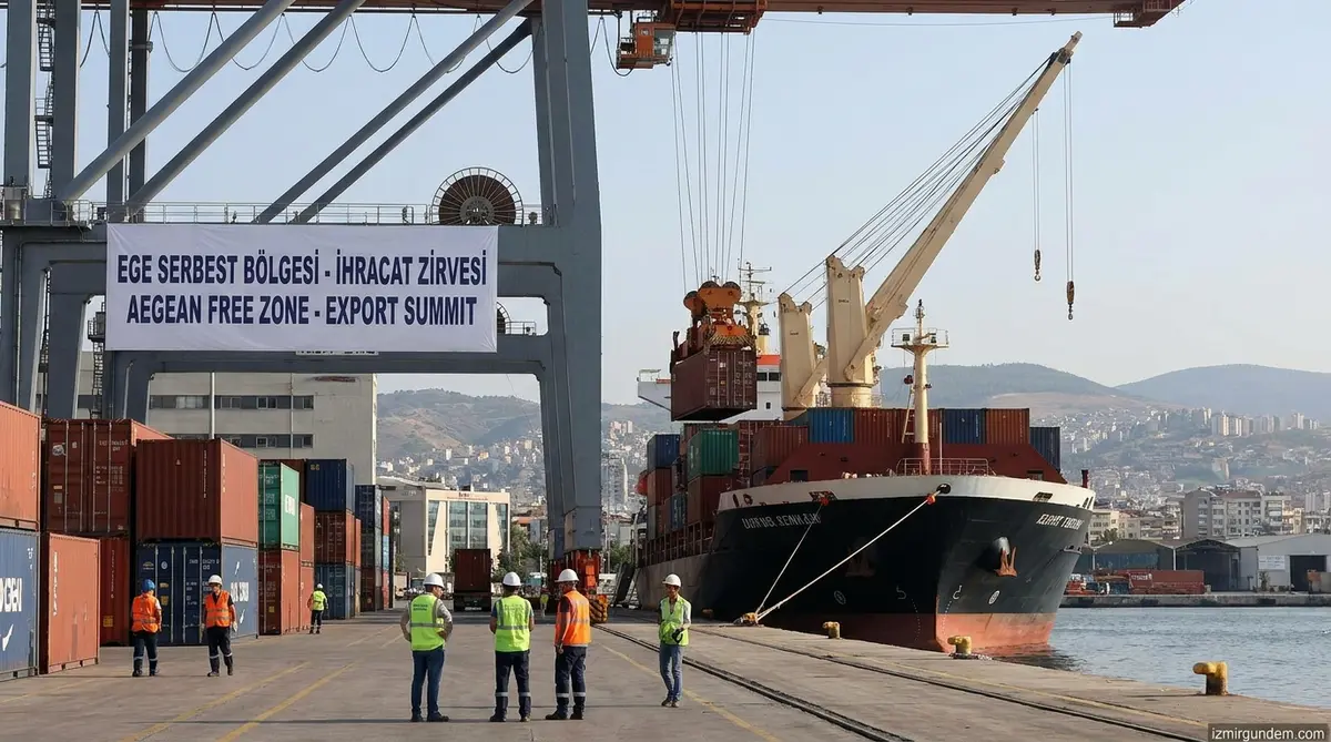 Ege Serbest Bölgesi İhracatta Zirveye Yerleşti