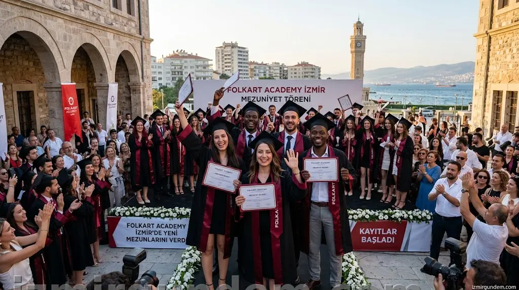 Folkart Academy İzmir’de Yeni Mezunlarını Verdi: Kayıtlar Başladı