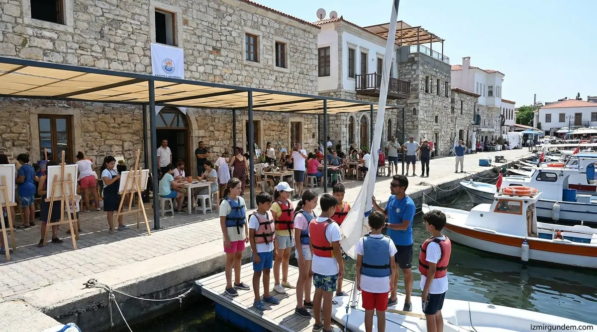 Foça'da Yaz Kursları Başladı: Birçok Branş Doldu