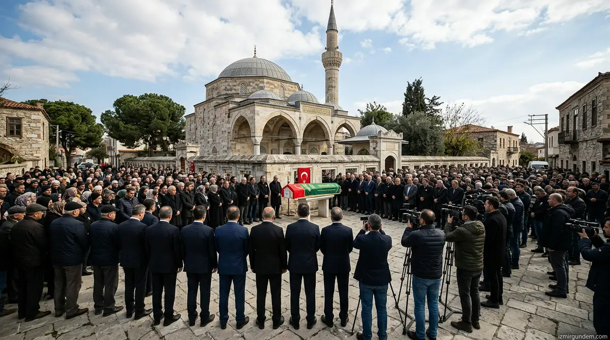 Gazeteci Ahmet Çipli Urla'da Son Yolculuğuna Uğurlandı