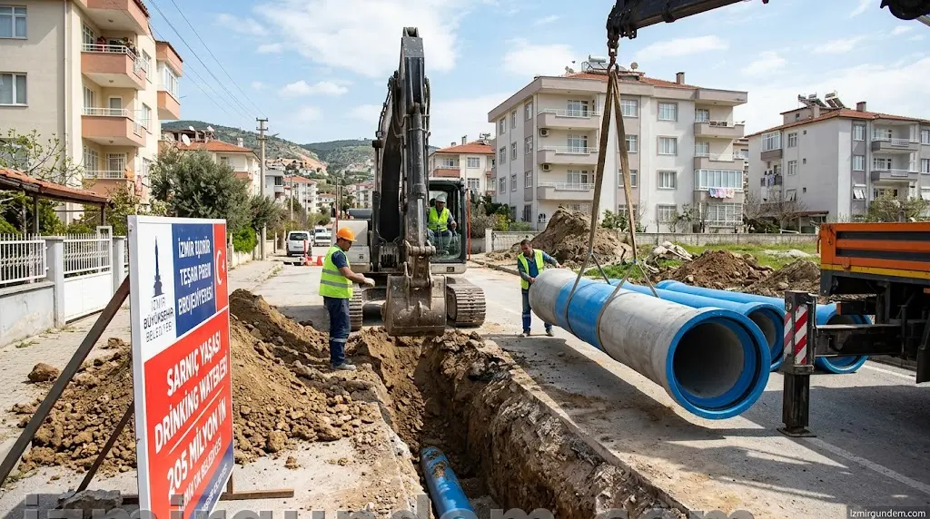 Gaziemir Sarnıç'ın Su Çilesi 205 Milyonla Bitiyor