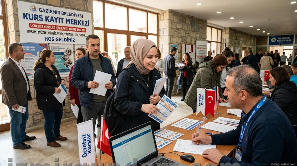 Gaziemir'de Ücretsiz Kurs Kayıtları Başlıyor