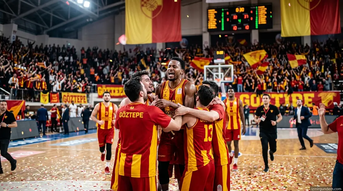 Göztepe Potada Yarı Final Kapısını Araladı