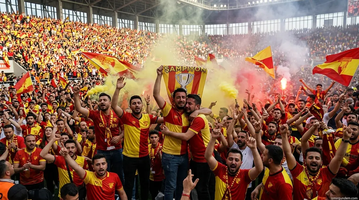 Göztepe Tribünde Şampiyon: Dört Büyükleri Geride...