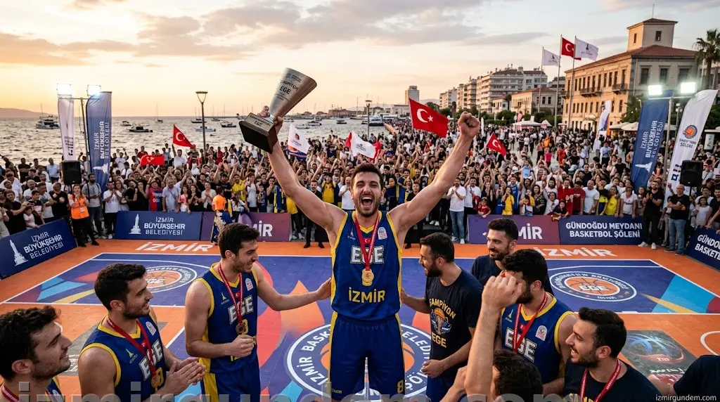 Gündoğdu Meydanı'nda Basketbol Şöleni: Şampiyon Ege...