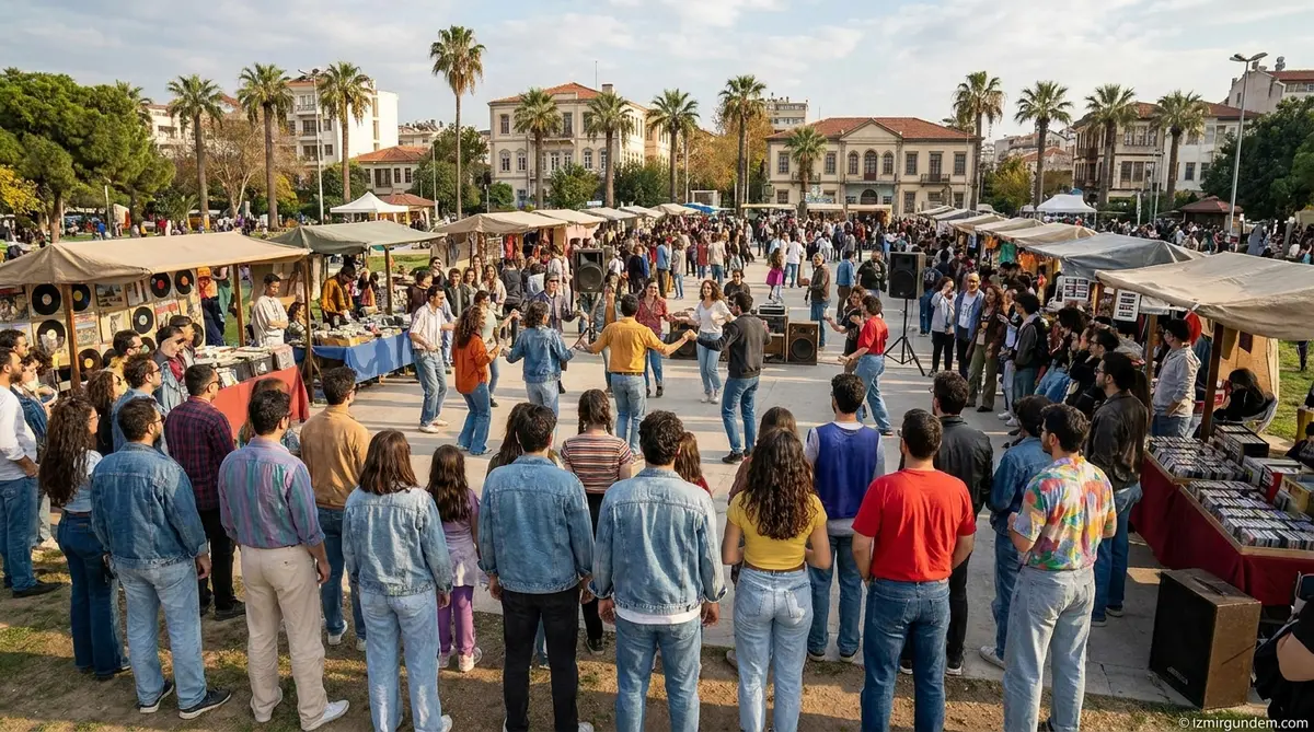 Güzelyalı'da 80'ler ve 90'lar Şenliği: Konak'ta Nostalji Rüzgarı