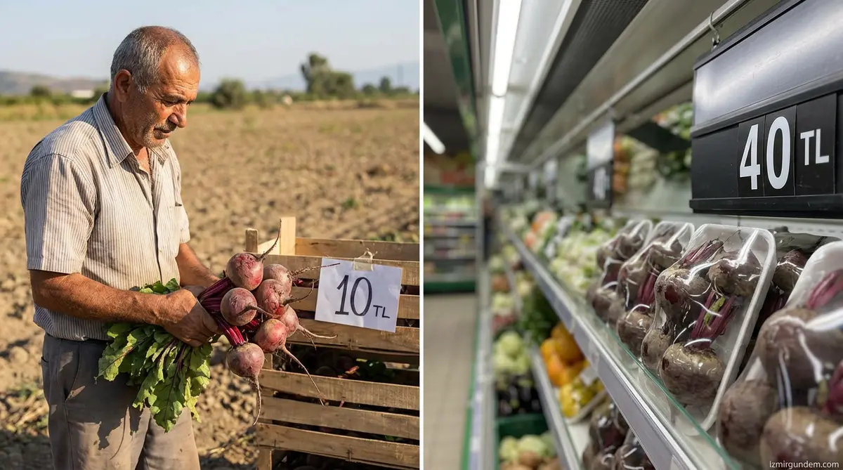 Menemen Pancarı: Tarlada 10, Markette 40 TL