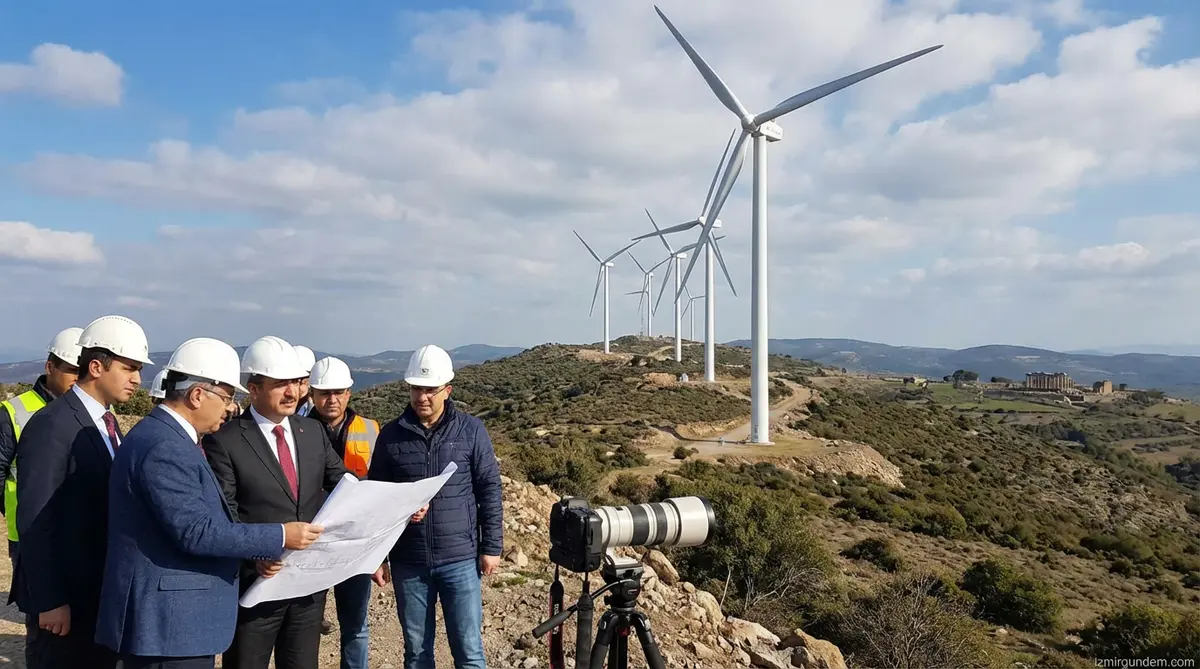 Bergama'ya Yeni Rüzgar Enerjisi Santrali