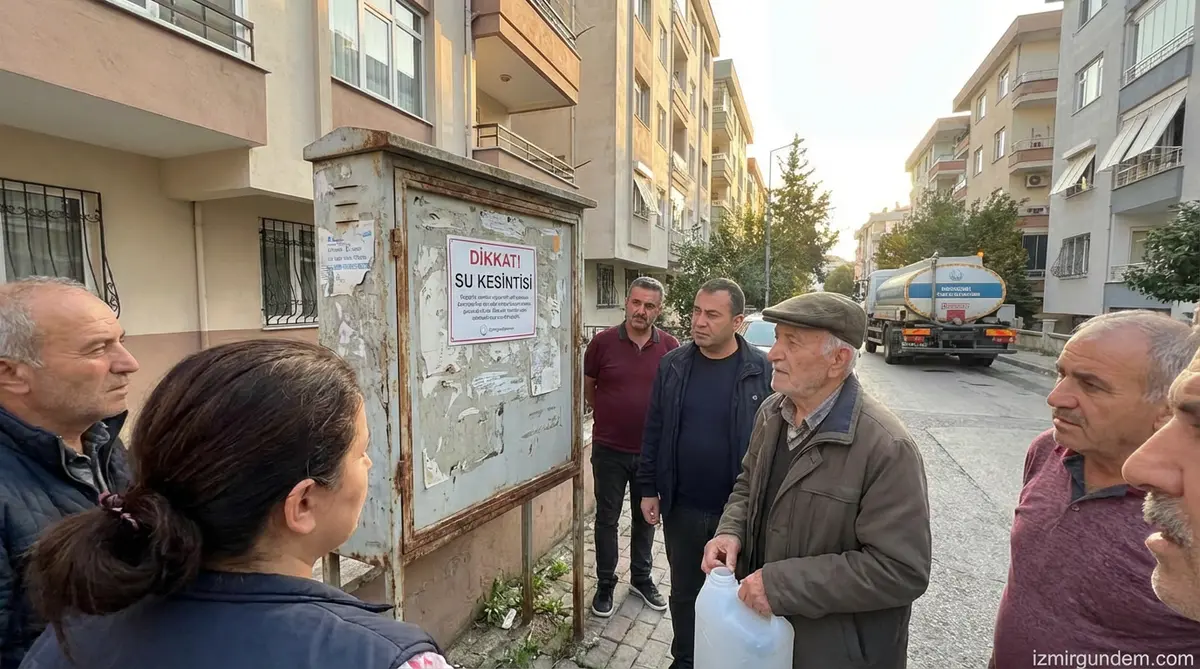 İzmir'de Su Kesintisi: İşte Etkilenecek Mahalleler