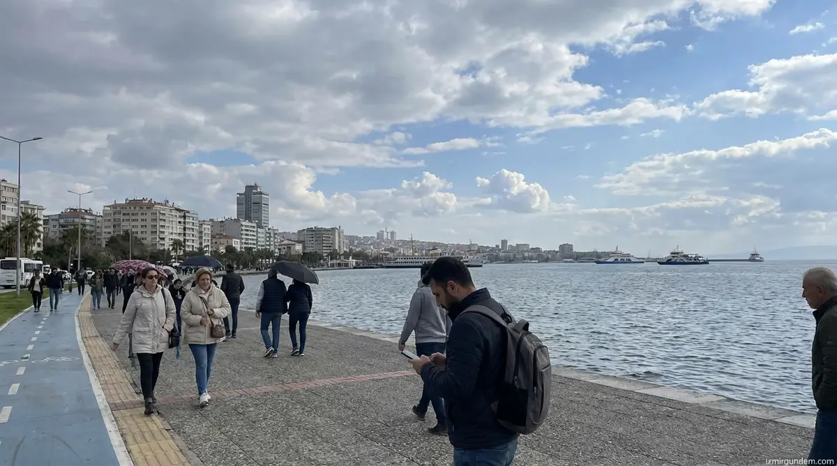 İzmir'de Hava Durumu: Parçalı Bulutlu