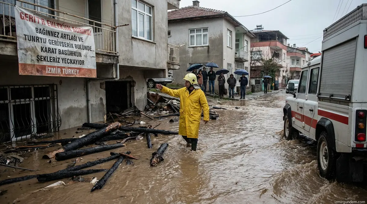 İzmir'de Seller: Yangınların Acı Sonucu