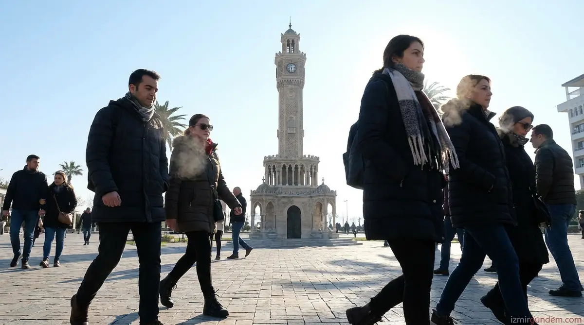 İzmir'de Hava: Güneşli, Sabah Soğuk!