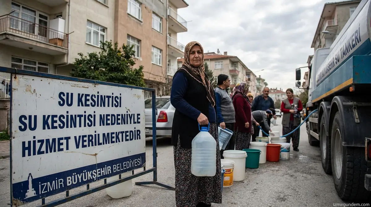 İzmir'de Su Kesintisi: İlçelerde Durum
