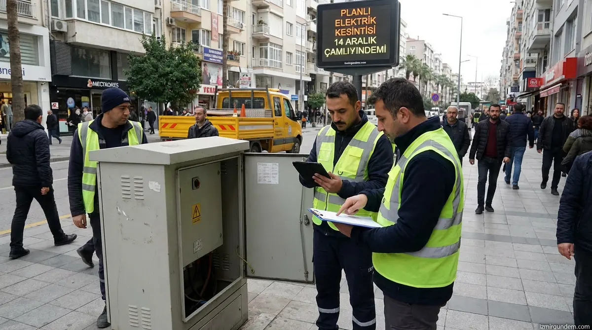 İzmir'de Planlı Elektrik Kesintisi: 14 Aralık