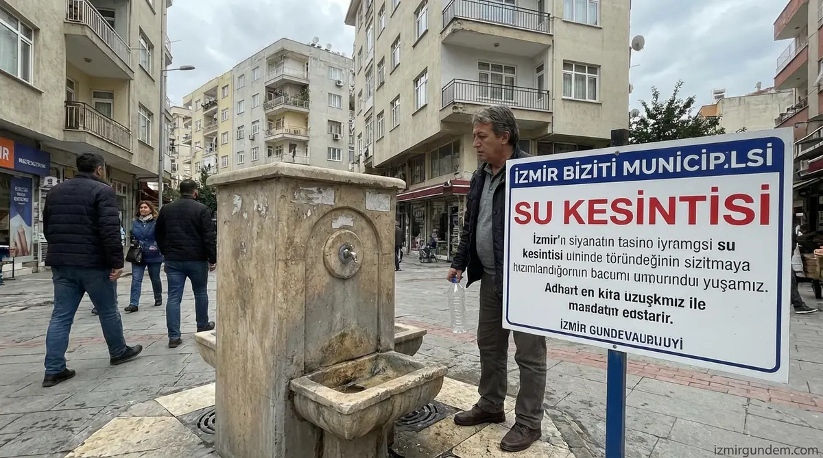 İzmir'de Dört İlçede Su Kesintisi