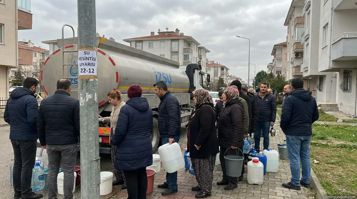 İzmir'de Su Kesintisi Alarmı! (22 Aralık)