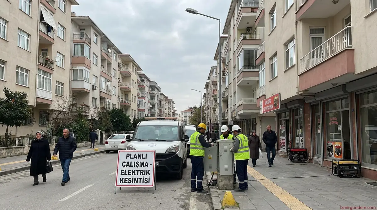 İzmir'de Planlı Elektrik Kesintileri (24 Aralık)
