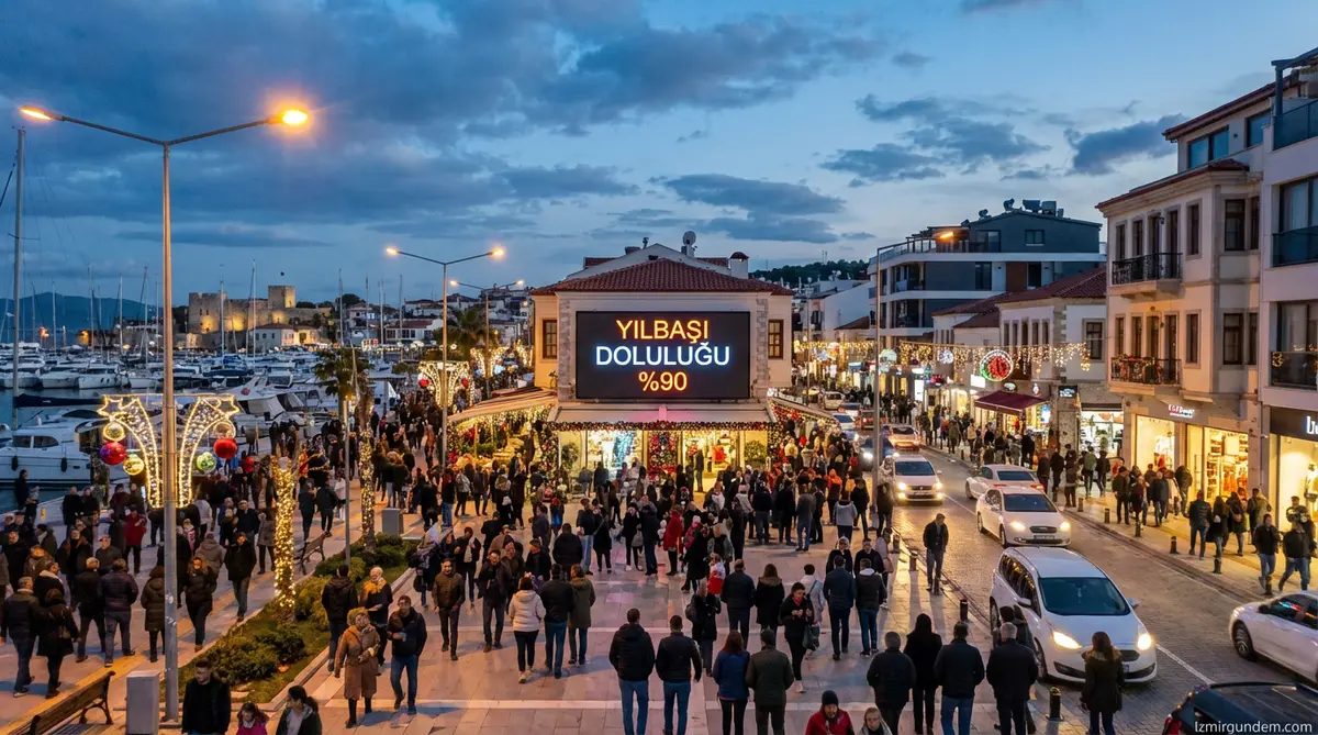 Çeşme'de Yılbaşı Doluluğu %90'a Ulaştı