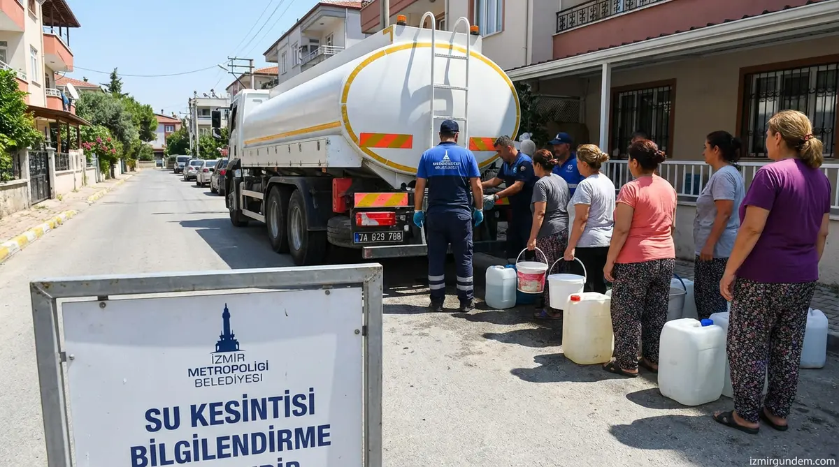 İzmir'de Üç İlçede Su Kesintisi Uyarısı