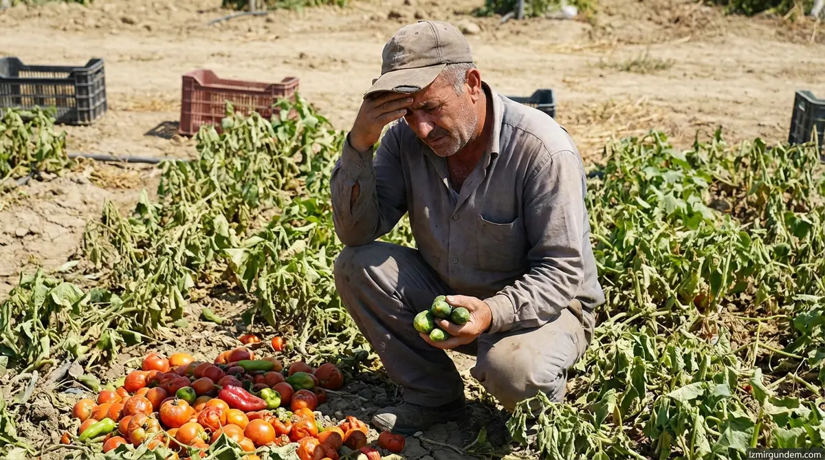İzmirli Çiftçi Sebze Kriziyle Boğuşuyor