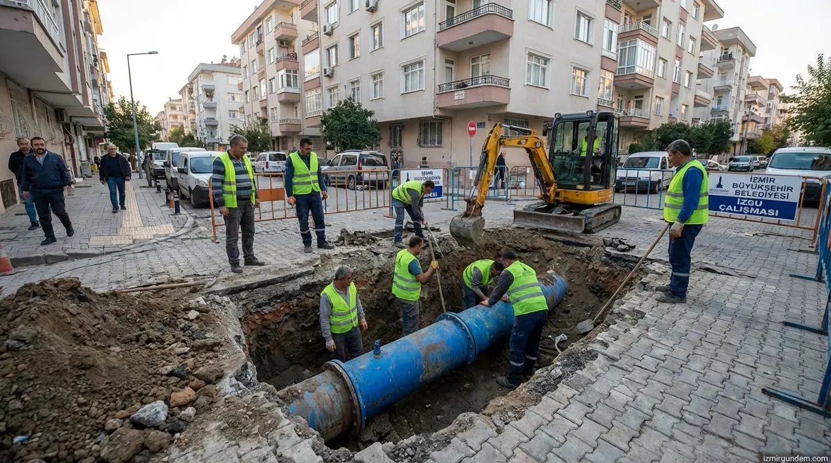 İzmir'de Su Kesintisi: Üç İlçede Arıza ve Çalışma