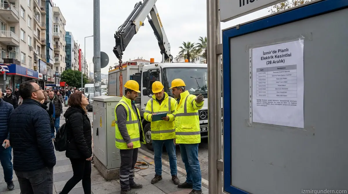 İzmir'de Planlı Elektrik Kesintisi (28 Aralık)