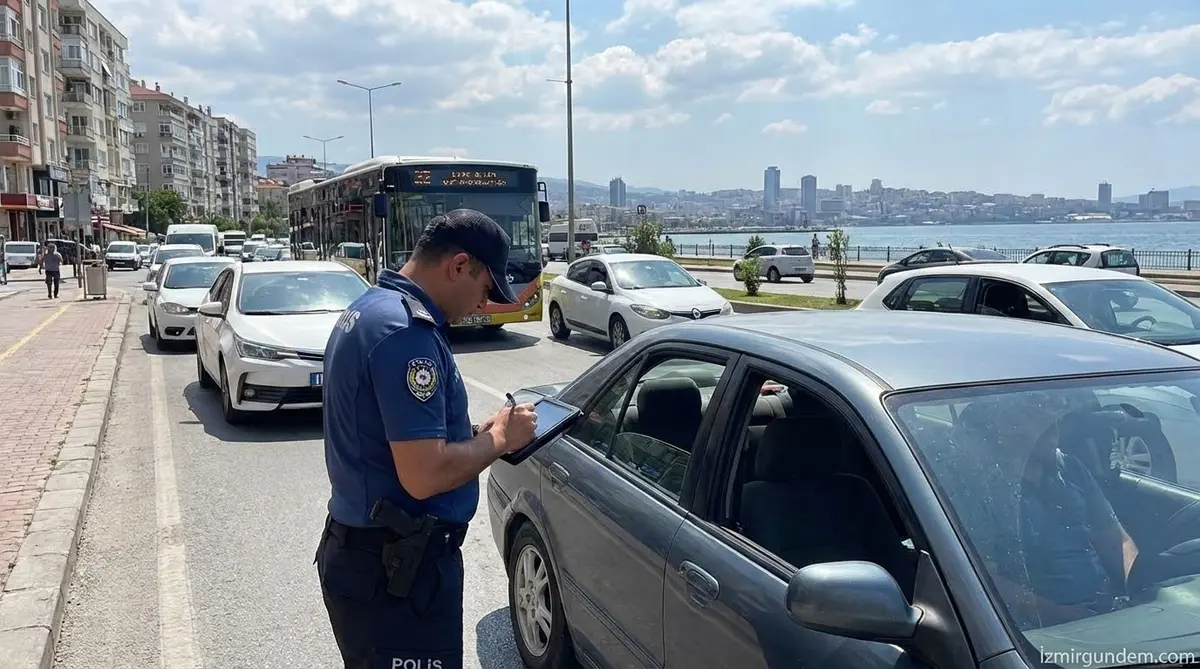İzmir'de Trafik Cezası Alarmı: Bir Haftada 30 Bin