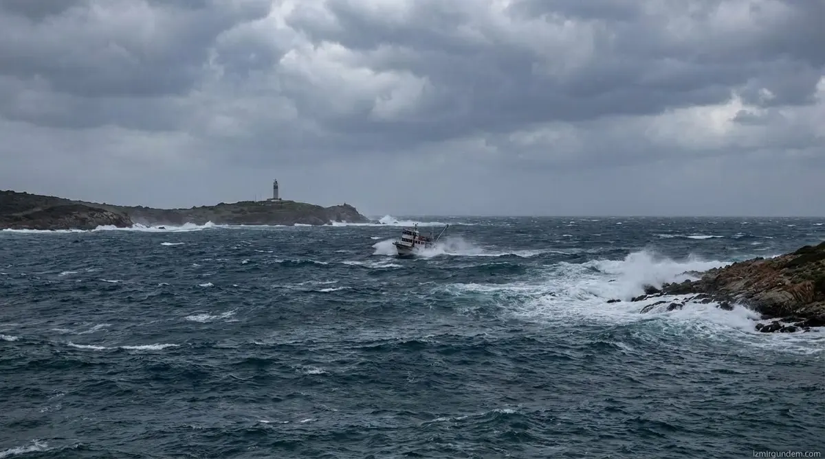 Ege Denizi'nde Kuvvetli Fırtına Bekleniyor