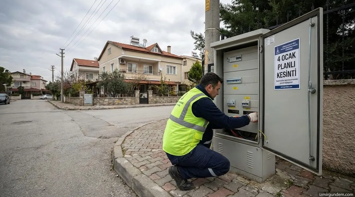 İzmir'de Planlı Elektrik Kesintileri (4 Ocak)