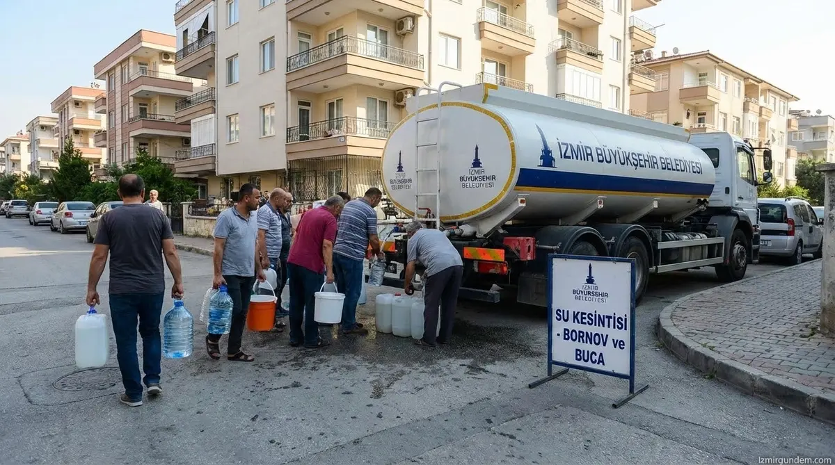 İzmir'de Su Kesintisi: Bornova ve Buca Etkilenecek