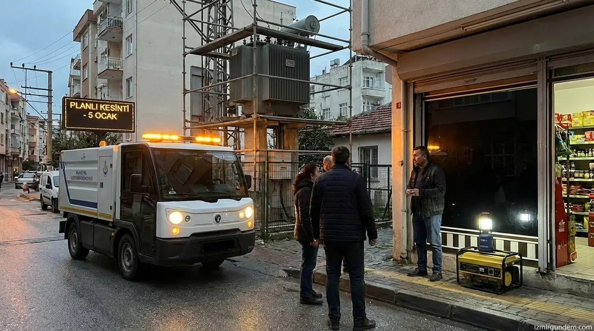 İzmir'de Planlı Elektrik Kesintisi: 5 Ocak