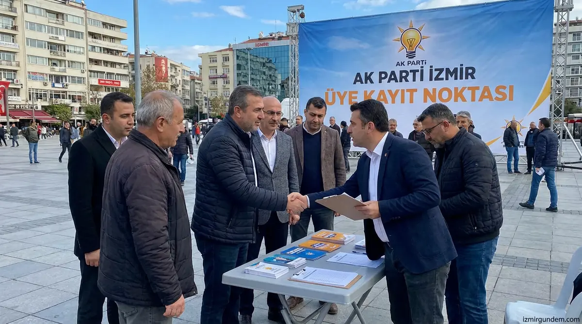 AK Parti İzmir'de Üye Sayısını Artırdı