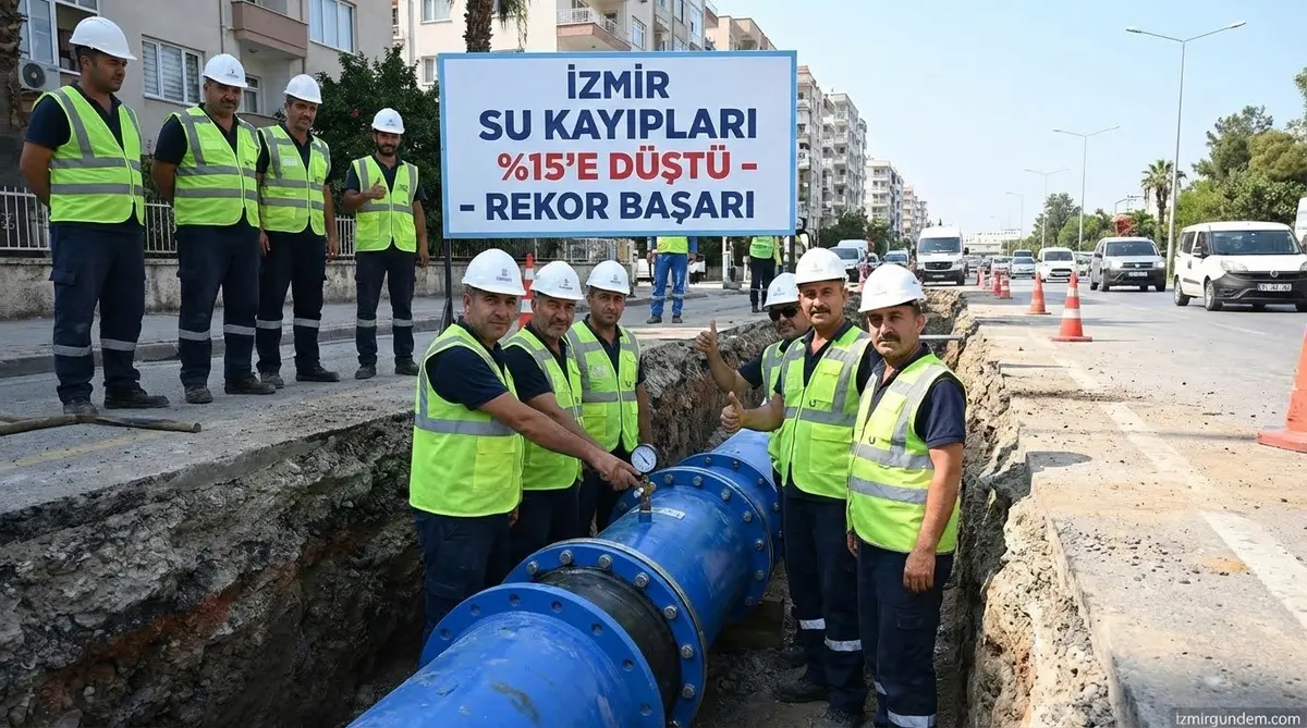 İzmir'de Su Kayıp Oranı Rekor Düzeyde Azaldı