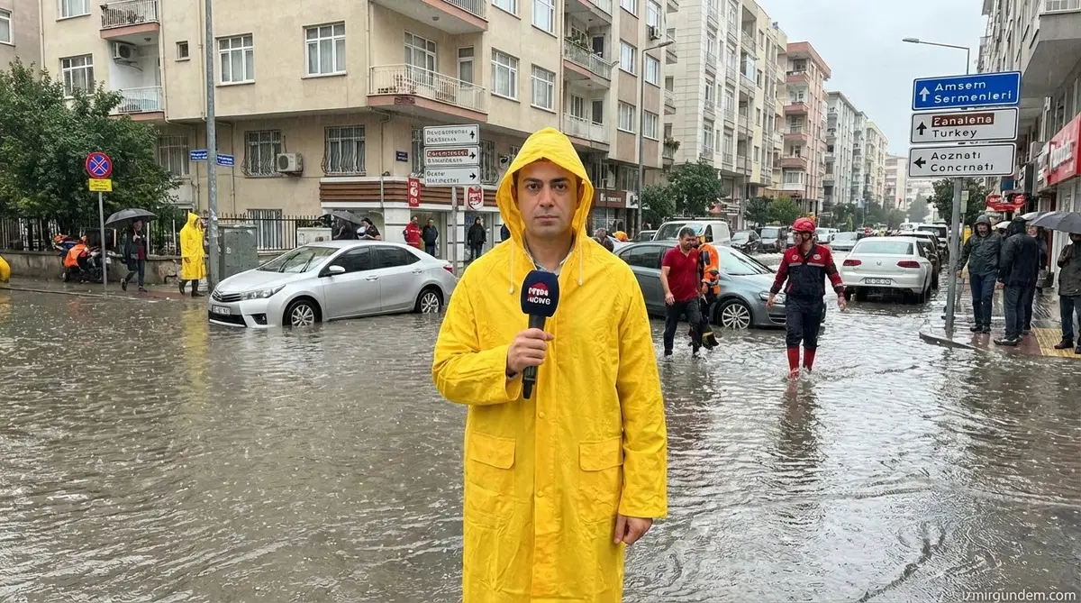 İzmir'de Sağanak Yağış ve Su Baskınları