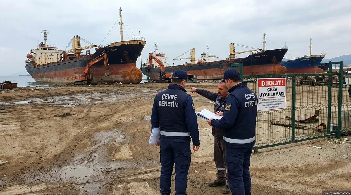 Aliağa Gemi Sökümüne Ceza Yağdı