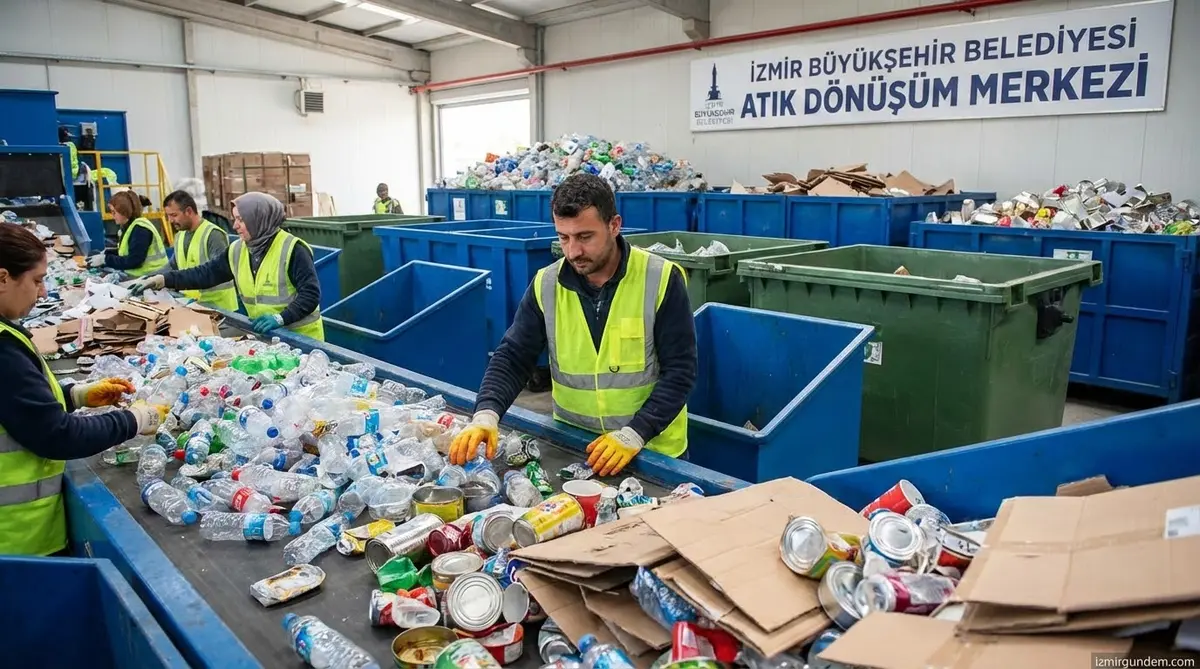 İzmir'de Evsel Atık Dönüşümü Yaygınlaşıyor
