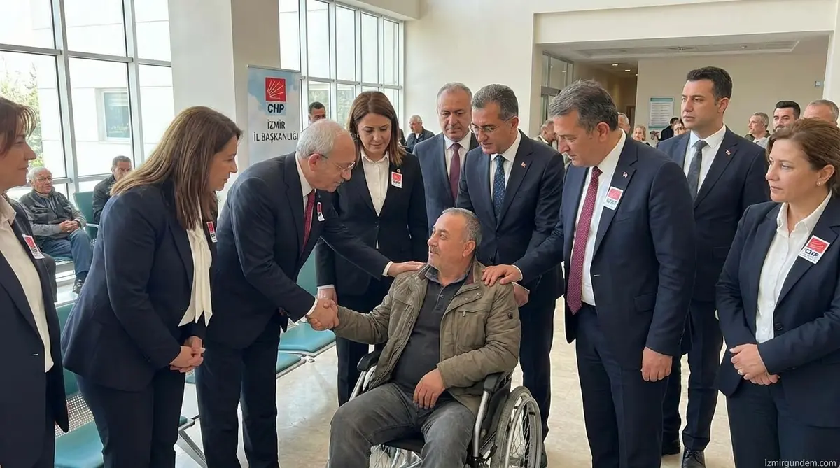 Çalık Hastanede, CHP'den Destek Ziyareti