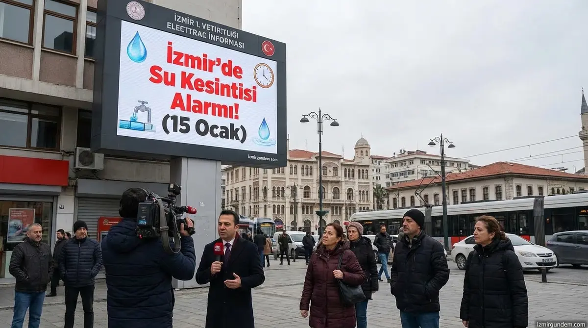 İzmir'de Su Kesintisi Alarmı! (15 Ocak)