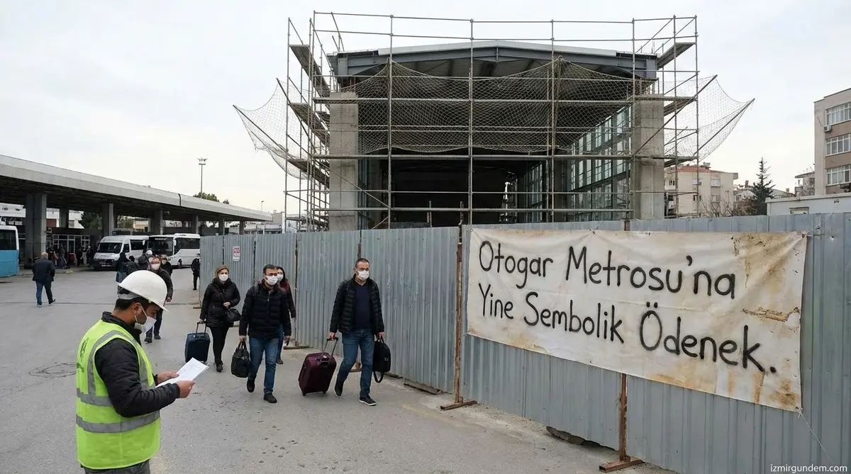Otogar Metrosu'na Yine Sembolik Ödenek